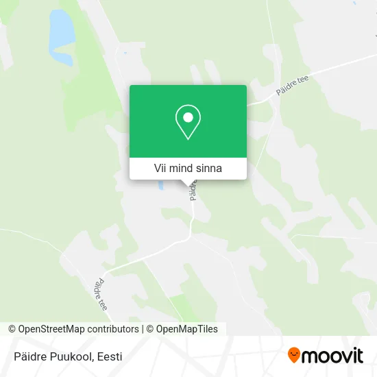 Päidre Puukool kaart