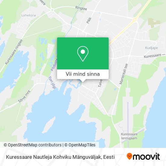 Kuressaare Nautleja Kohviku Mänguväljak kaart