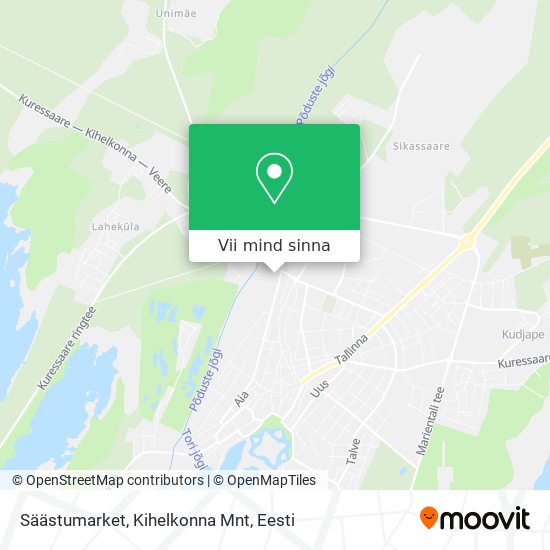 Säästumarket, Kihelkonna Mnt kaart