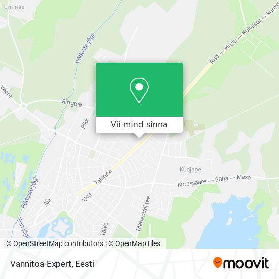 Vannitoa-Expert kaart