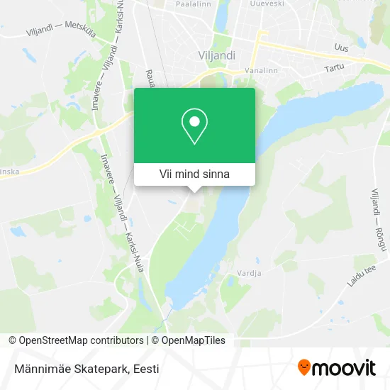 Männimäe Skatepark kaart