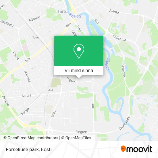 Forseliuse park kaart