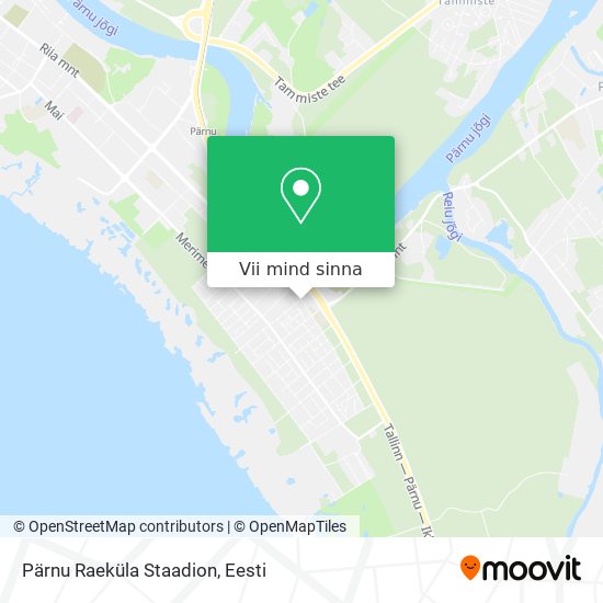 Pärnu Raeküla Staadion kaart