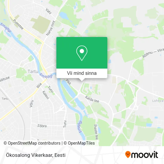 Ökosalong Vikerkaar kaart