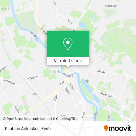 Raatuse Ärikeskus kaart
