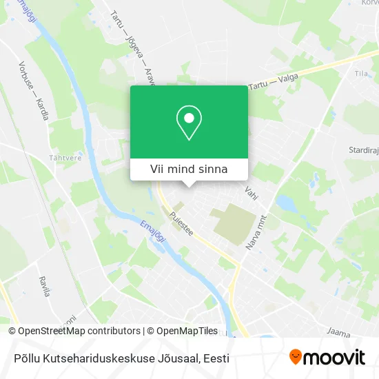 Põllu Kutsehariduskeskuse Jõusaal kaart