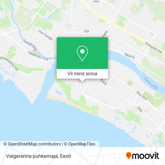 Valgeranna puhkemaja kaart