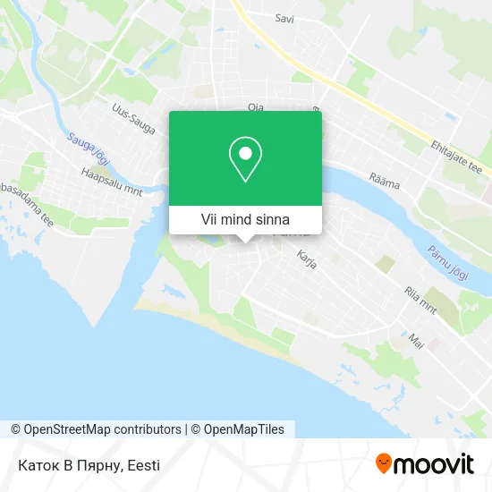 Каток В Пярну kaart