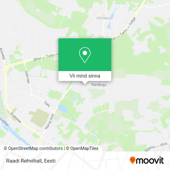 Raadi Rehvihall kaart