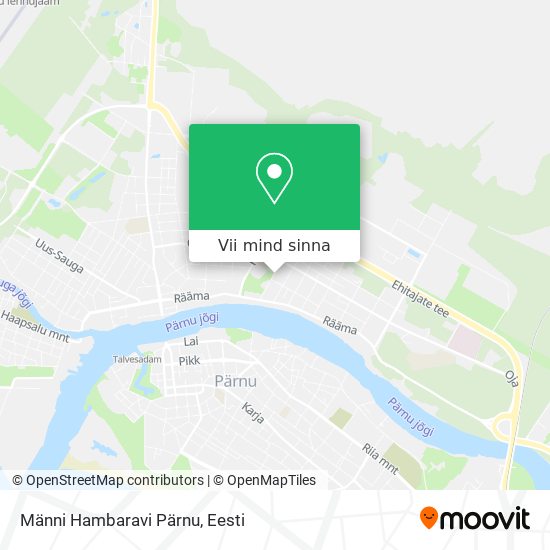 Männi Hambaravi Pärnu kaart