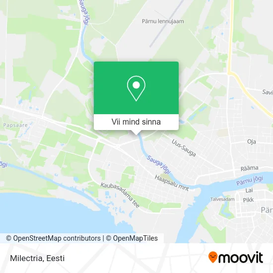 Milectria kaart