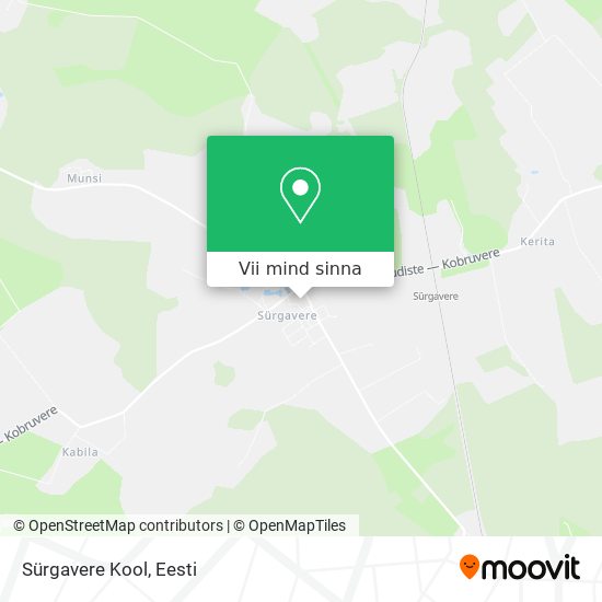 Sürgavere Kool kaart