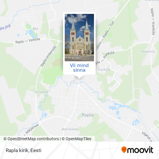 Rapla kirik kaart