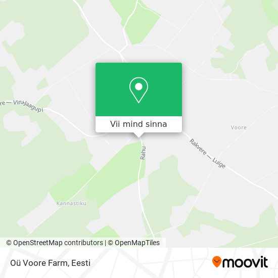 Oü Voore Farm kaart