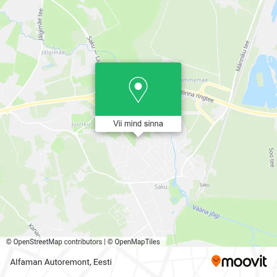 Alfaman Autoremont kaart