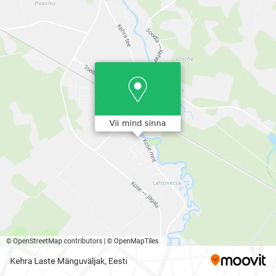 Kehra Laste Mänguväljak kaart
