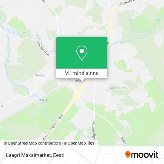 Laagri Maksimarket kaart