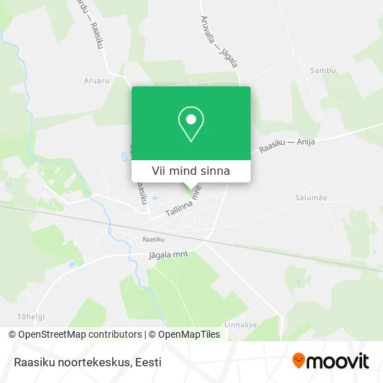 Raasiku noortekeskus kaart
