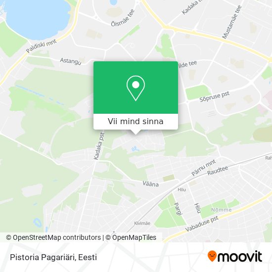 Pistoria Pagariäri kaart