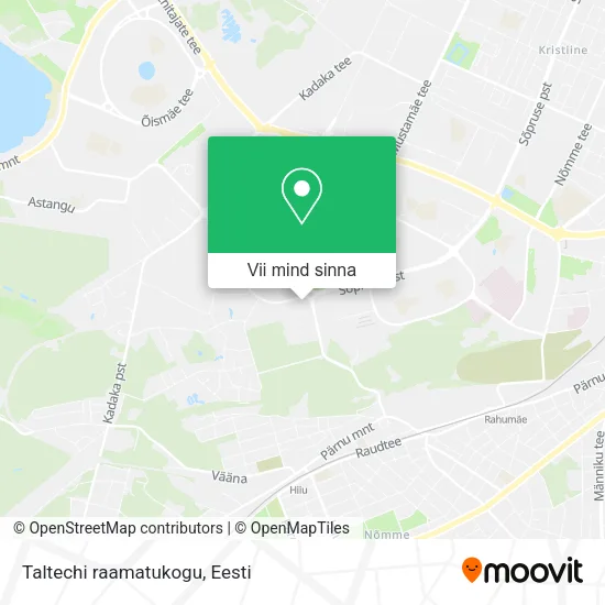 Taltechi raamatukogu kaart