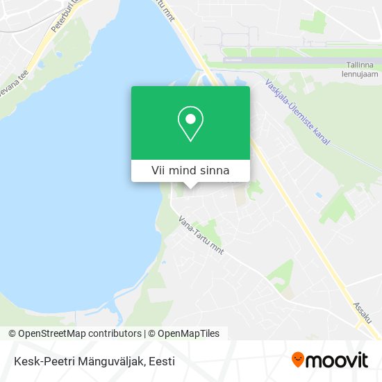 Kesk-Peetri Mänguväljak kaart