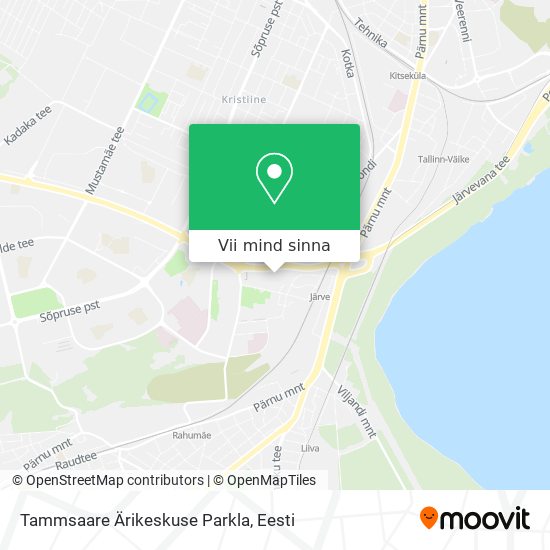Tammsaare Ärikeskuse Parkla kaart