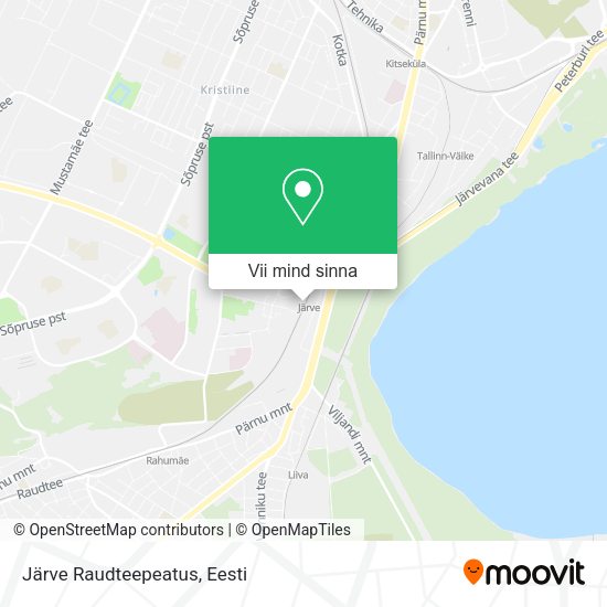 Järve Raudteepeatus kaart