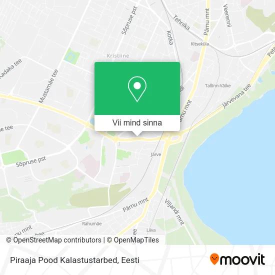 Piraaja Pood Kalastustarbed kaart