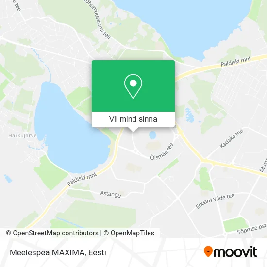 Meelespea MAXIMA kaart