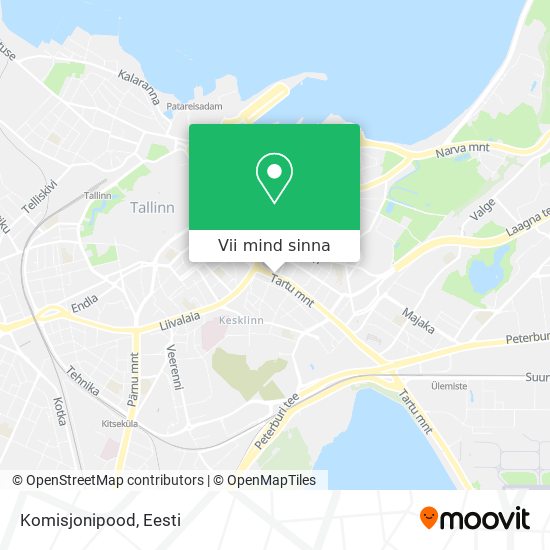 Komisjonipood kaart