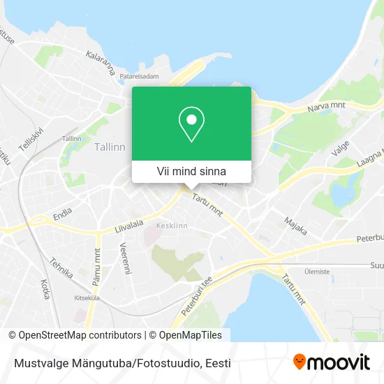Mustvalge Mängutuba / Fotostuudio kaart