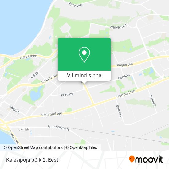 Kalevipoja põik 2 kaart