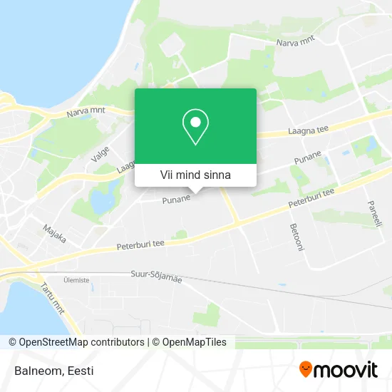 Balneom kaart