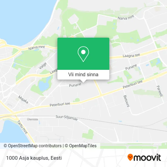 1000 Asja kauplus kaart