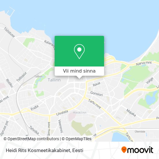 Heidi Rits Kosmeetikakabinet kaart