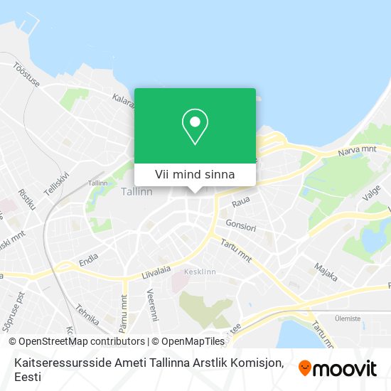 Kaitseressursside Ameti Tallinna Arstlik Komisjon kaart
