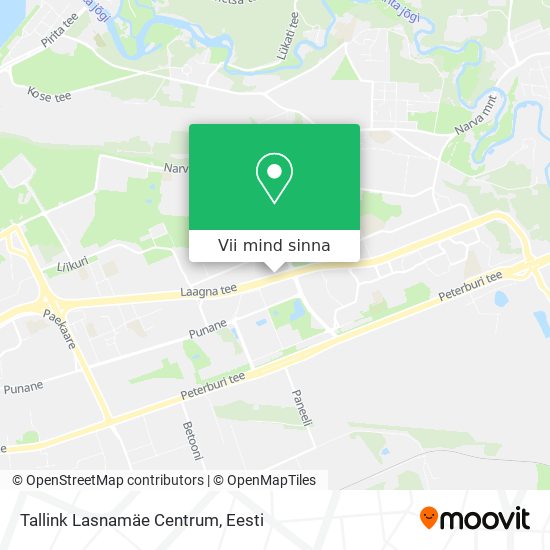 Tallink Lasnamäe Centrum kaart