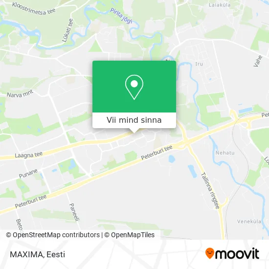 MAXIMA kaart