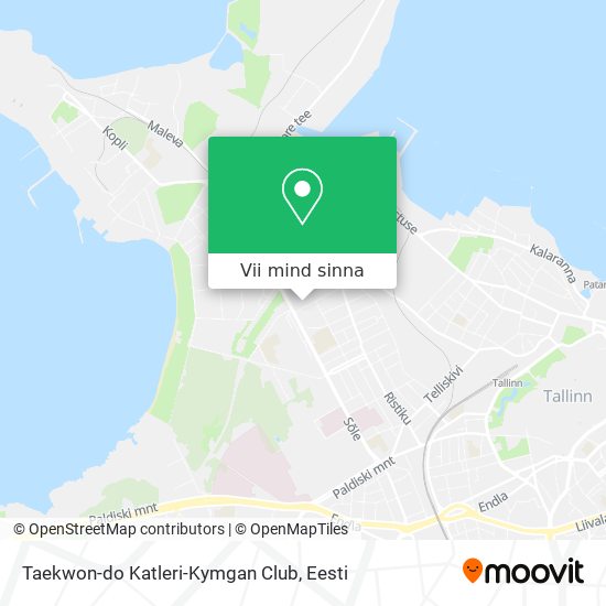 Taekwon-do Katleri-Kymgan Club kaart