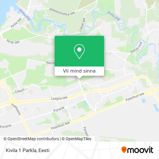 Kivila 1 Parkla kaart