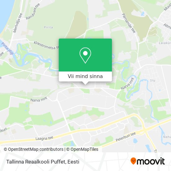Tallinna Reaalkooli Puffet kaart