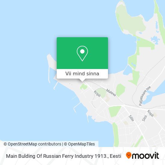Main Bulding Of Russian Ferry Industry 1913. kaart