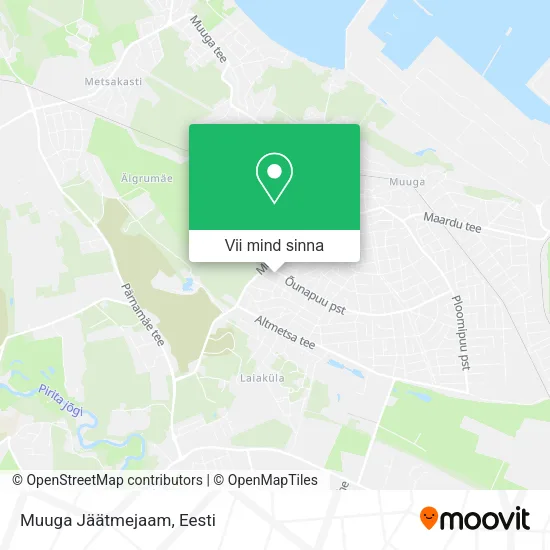 Muuga Jäätmejaam kaart