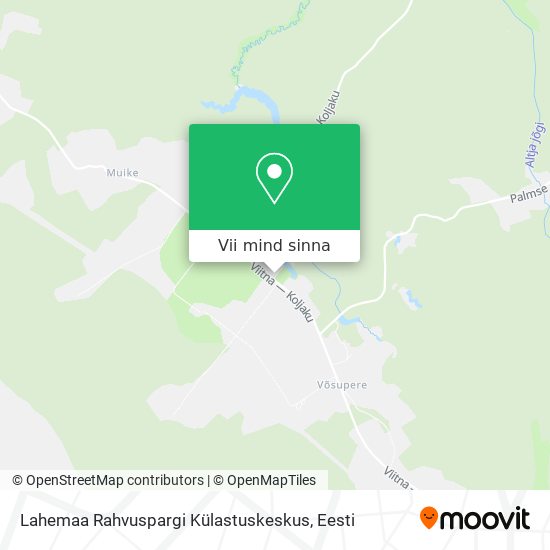 Lahemaa Rahvuspargi Külastuskeskus kaart