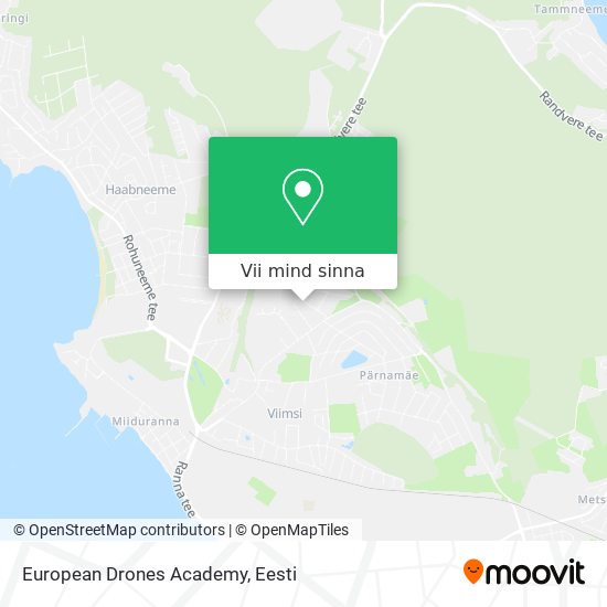 European Drones Academy kaart