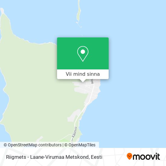 Riigmets - Laane-Virumaa Metskond kaart