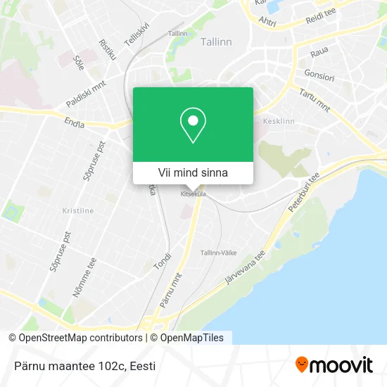 Pärnu maantee 102c kaart