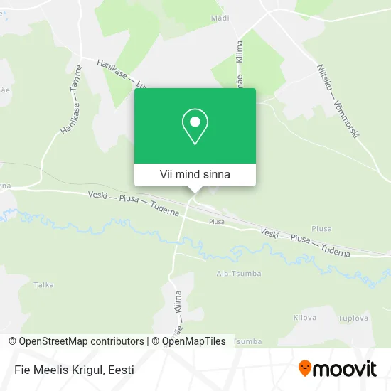 Fie Meelis Krigul kaart