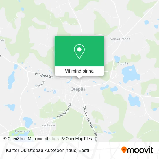 Karter Oü Otepää Autoteenindus kaart