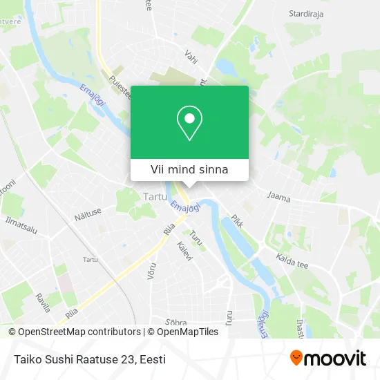 Taiko Sushi Raatuse 23 kaart
